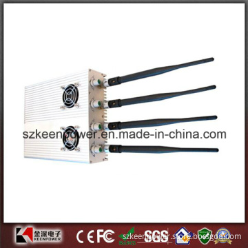 Adjustable High Power Cell Phone Jammer GPS Blocker 25 Meters